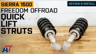 2007-2018 Sierra 1500 Freedom Offroad 3-Inch Front Quick Lift Struts Review & Install