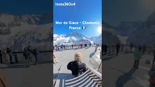 A day in Mer de Glace - Chamonix - France 🇫🇷 #insta360x4