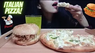 12 AM MIDNIGHT ITALIAN PIZZA CRAVING MUKBANG (ASMR) | ZING MUKBANG | BIG BITES | MUNCHY ASMR