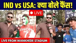 LIVE: IND vs USA T20 World Cup 2026 match live | Wankhede Stadium | Team India