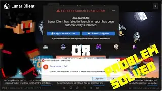 Lunar Client Java Launch Fail | 2 STEP FIX