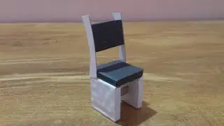 Mini Paper Chair Craft 🪑 | Easy Paper Furniture | DIY Miniature Chair at Home