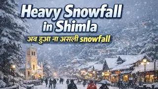 Heavy Snowfall in Shimla | Shimla Snowfall today | Shimla weather today | Kufri | Shimla today