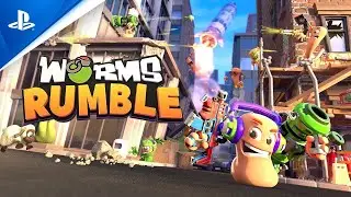 Worms Rumble | Анонсирующий трейлер | PS4