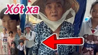 Xót xa hoàng cảnh bà nuôi cháu. 