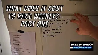 What is the cost of a race car on a weekly basis?  We got rained out on Saturday!