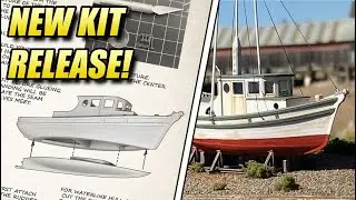 Unboxing a Classic Monterey Clipper  HO Scale Fishing Boat Model Kit