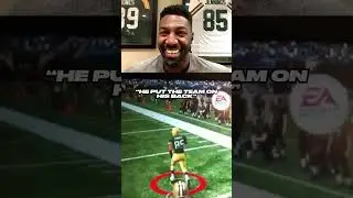 Грег Дженнингс отреагировал на лучший клип Madden всех времен 🔥