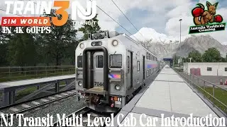 NJ Transit Multi Level Cab Car Introduction | Train Sim World 3 IN 4K 60FPS