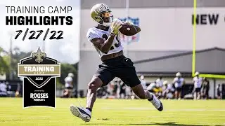 Highlights: New Orleans Saints Training Camp | 7/27/2022