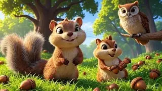 Nutmeg the Brave Squirrel 🐿️ | Animated Courage & Friendship Story for Kids
