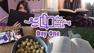 READING A BOOK IN ONE DAY // Reading Rush Day One Vlog