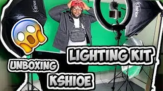 UNBOXING THE KSHIOE LIGHTING KIT!! *$100 FOR ALL THIS* 😱🔥