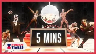 5 Minute Zombie Disco Countdown Timer Bomb 🎃💀💣