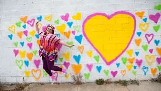 Graffiti Heart Mural
