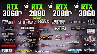 RTX 3060 Ti против RTX 2080 SUPER против RTX 2080 Ti против RTX 3060 в 2025 году | Тест в 33 игра...