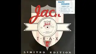 Ralphi Rosario - I Want You (transcontinental mix) Jack Trax records 1988