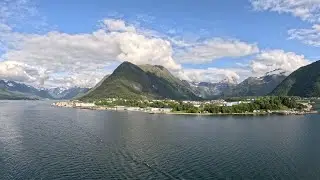 Andalsnes Norway an Alps Village by the Fjord