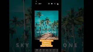 SKY COLOUR TONE Preset For LR | photo editing |photo editing apps| #shorts #ytshorts @Light Editz