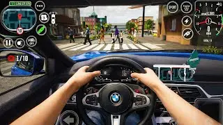 🚘Driving School Simulator Evo✅ A lot of pedestrians were crossing the road 🌇ULTRA  GRAPHICS