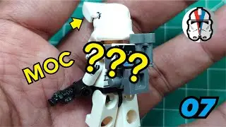 Lego Stormtrooper Week Day 6 : Sandtrooper MOC Helmet Binocular Visor - Star Wars minifigures