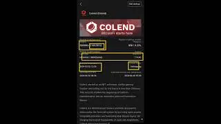colend mining airdrop start Satoshi apps update | core price #Satoshiapps #colend #colendmining