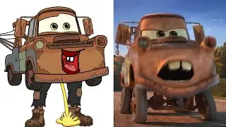 Cars  Drawing Meme P2 funny drawing Meme