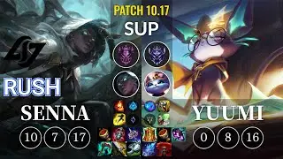 CLG Rush Senna vs Yuumi Sup - KR Patch 10.17