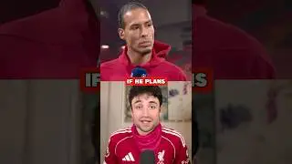 This COLD Response from Van Dijk 🥶