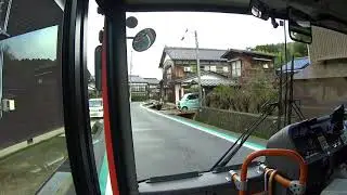 【前面展望】峰山駅～宇川温泉【丹海バス 海岸線】