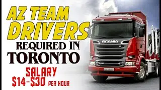 AZ TEAM DRIVERS REQUIRED IN TORONTO |HOW TO APPLY |JOBS IN CANADA #jobsincanada