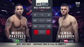 UFC Ismail Naurdiev