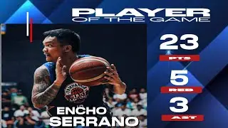 ENCHO SERRANO | PLAYER OF THE GAME | 23 PTS 5 REBS 3 ASTS vs. NUEVA ECIJA | GAME 2