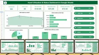 Asset Utilization & Status Dashboard in Google Sheets