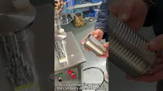 Halfautomatische bliksluitmachine voor blikken, bliksluitmachine voor geconcentreerde soep. #machine