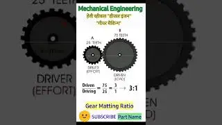 Gear #Ratio | gear #mechanism | #mechanical industry #ytshorts