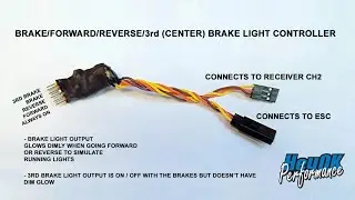 RC Brake/Forward/Reverse/3rd Brake Light controller