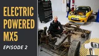 Electric Mazda MX5 Miata Eunos EV Car Conversion - 3D Scanning, Fire & Cad Design