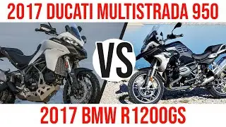 2017 Ducati Multistrada 950 First Ride vs BMW R1200GS
