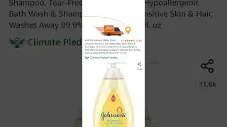 Johnson's Head-To-Toe Gentle Baby Body Wash & Shampoo, Tear-Free, Sulfate-Free  #discount