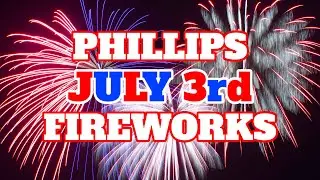 The 2025 Phillips, Nebraska July 3rd Fireworks in 90 sec