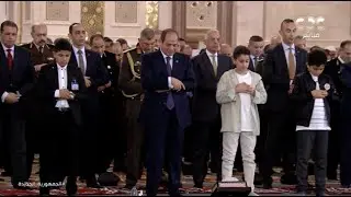 تغطية شعائر صلاة عيد الفطر المبارك من مسجد مصر الكبير بالعاصمة الإدارية الجديدة | تغطية كاملة