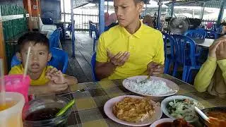 Restoran Terapung JS Muara di Kuala Gula  #qisyaqeel #fairushamsul
