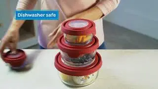 Anchor Hocking 22piece TrueSeal Glass Food Prep   Storag...