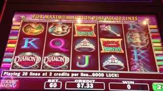 Tampa HR Diamond Queen Live Play and Bonus Extra Spin!!