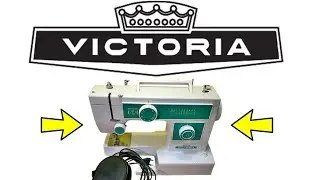 Victoria Sewing Machine After Restoration Demo Sewing | Victoria Nähmaschine