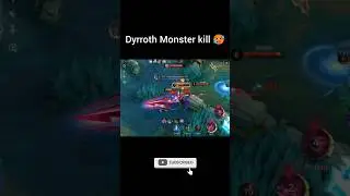 Dyrroth Monster kill 🥵//#mobilelegends #mlbb