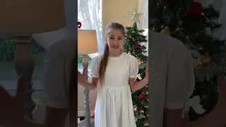 Karolina Protsenko (12 yrs) - Happy New Year 2021 With Newborn Nicholas (Jan 1, 2021)