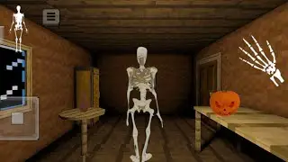 Playing As Skeleton In Granny Chapter 1| Granny Minecraft Mod Menu 