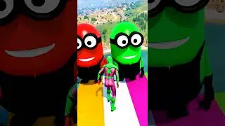GTA 5 Epic Water Ragdolls | Spider-Man Jumps / Fails ep.12354 #shorts